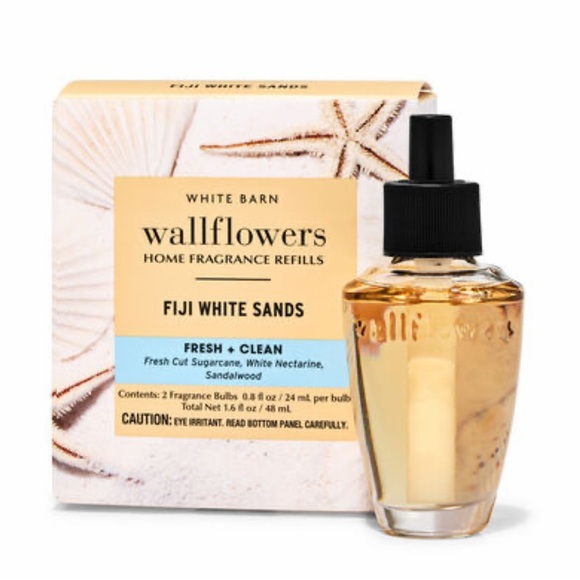 Bath & Body Works Wallflowers Fiji White Sands 2 Pack Refills Nwt - Picture 4 of 4